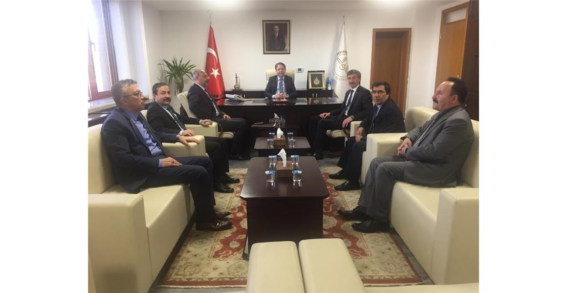 REHBERLİK VE TEFTİŞ BAŞKANI VE İNSAN KAYNAKLARI GENEL MÜDÜRÜ ZİYARET